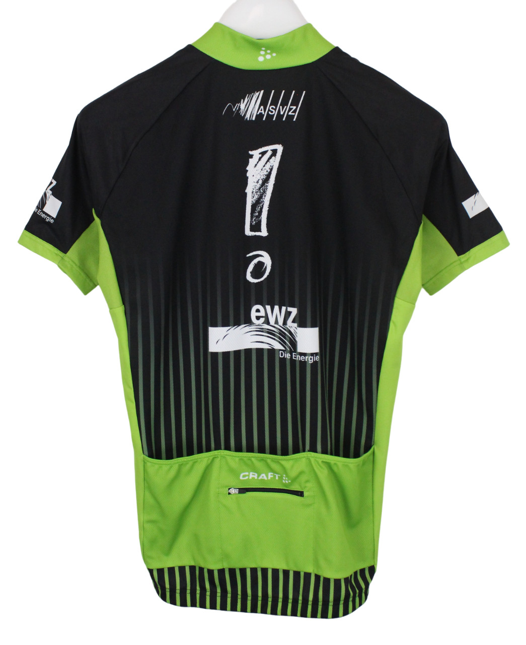 Craft T-Shirt Mens Large Short Sleeve Lig Zip Up Cycling Jersey gallery