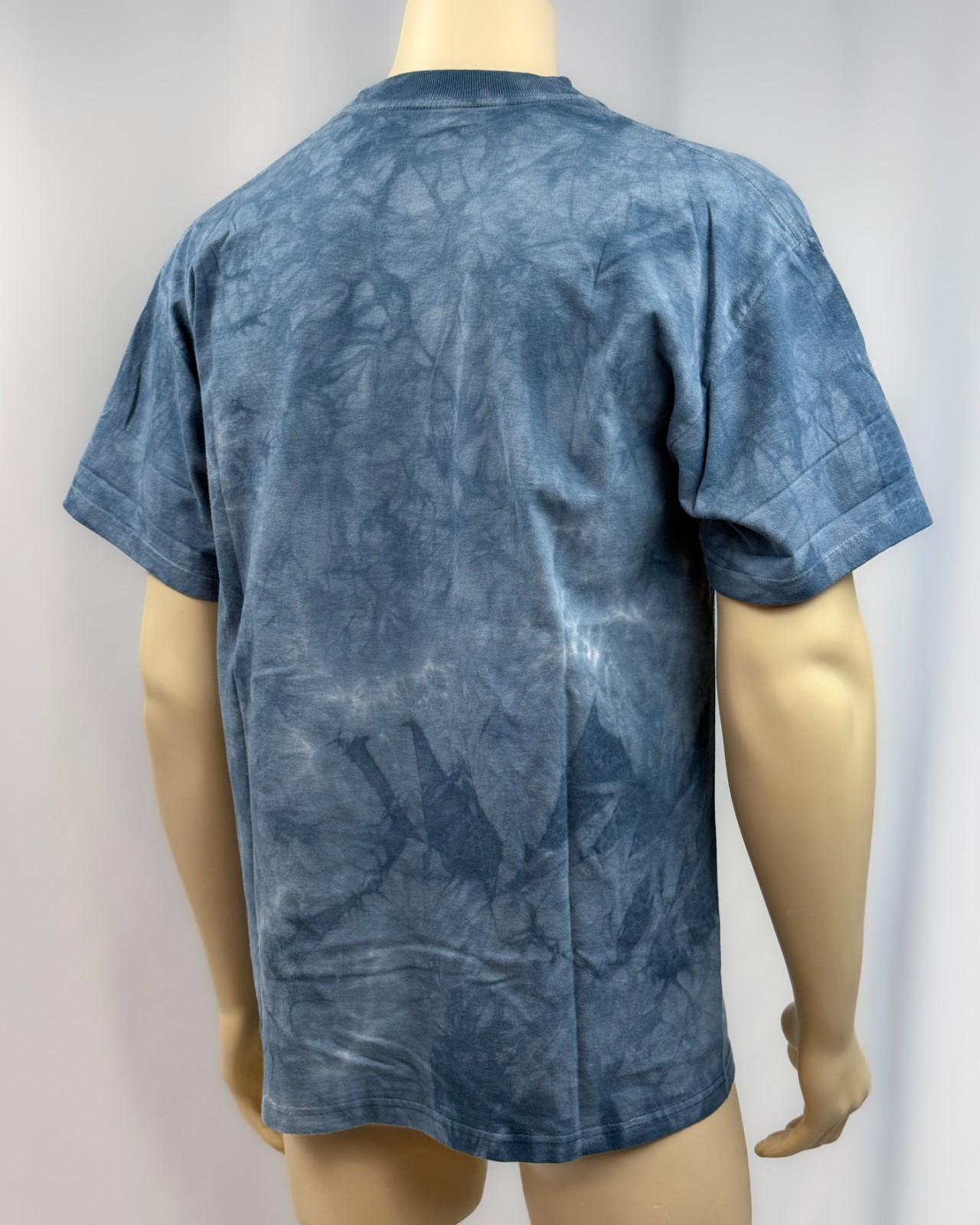Vintage 1999 The Mountain Horse Snow T Shirt Large Blue Tie Dye Wild Wings USA gallery