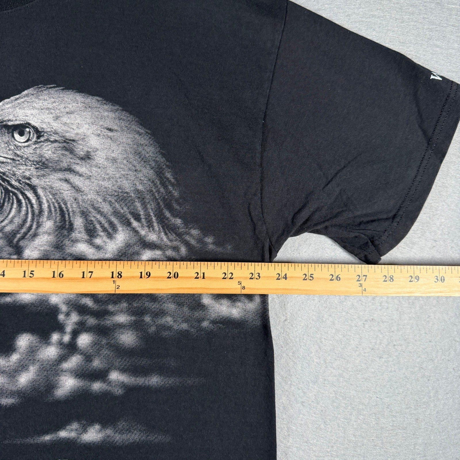 Delta Art Unlimited Mens XL Black Eagle Graphic T-Shirt Washington Souvenir Tee gallery
