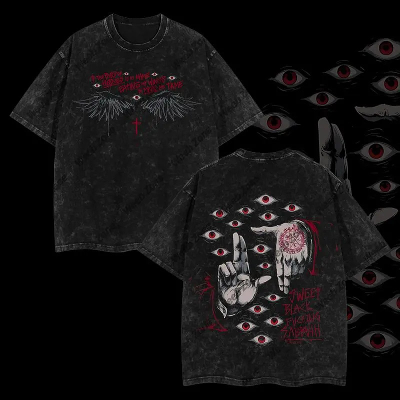 Limited Edition Alucard Hellsing Hand Signs Anime Dark Anime Streetwear T-Shirt