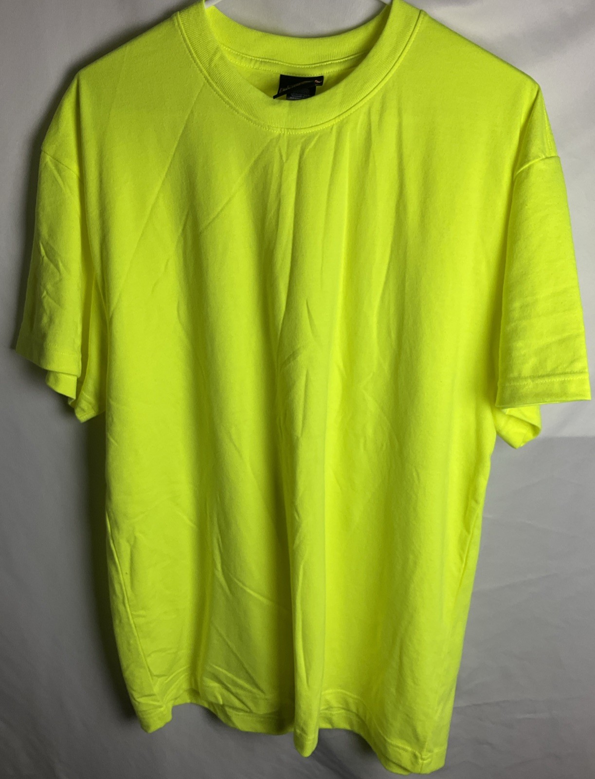 Harley Davidson Men’s Size Large Safety Yellow Short Sleeve T-Shirt Riding Hrg gallery