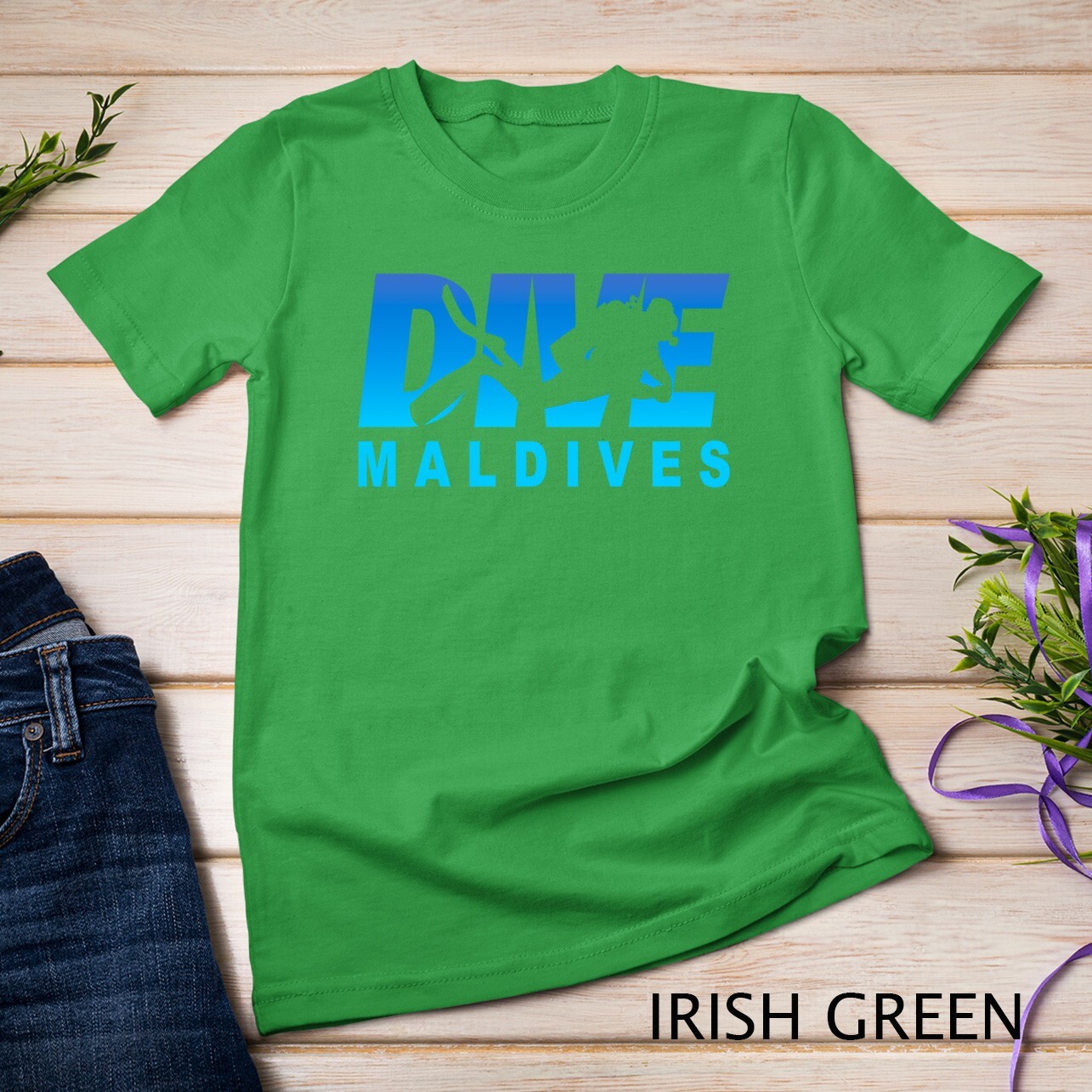 Dive Maldives, Scuba Diving in the Maldives Unisex T-shirt gallery