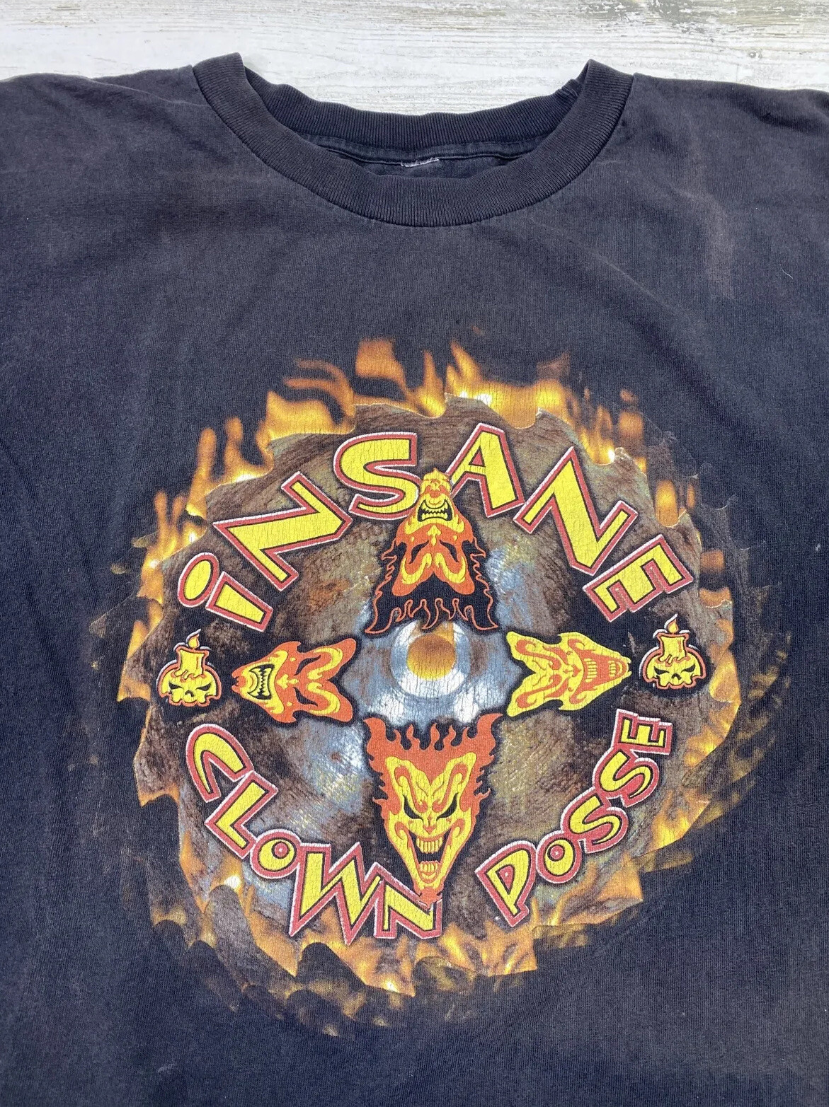 Vintage Insane Clown Posse Long Sleeve Shirt Distressed Fade Marks No Tag XXL(?) gallery