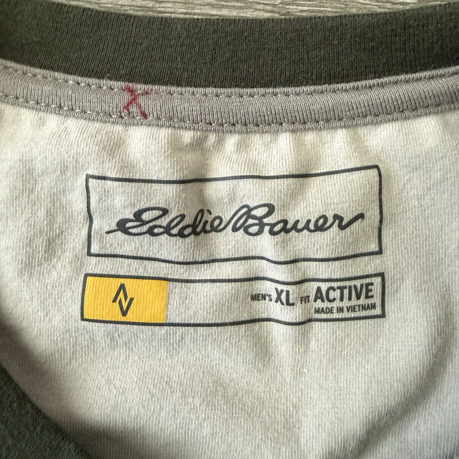 Eddie Bauer TRAVEX T-Shirt Mens XL Free Dry ACTIVE Green Short Sleeve Crew Neck gallery