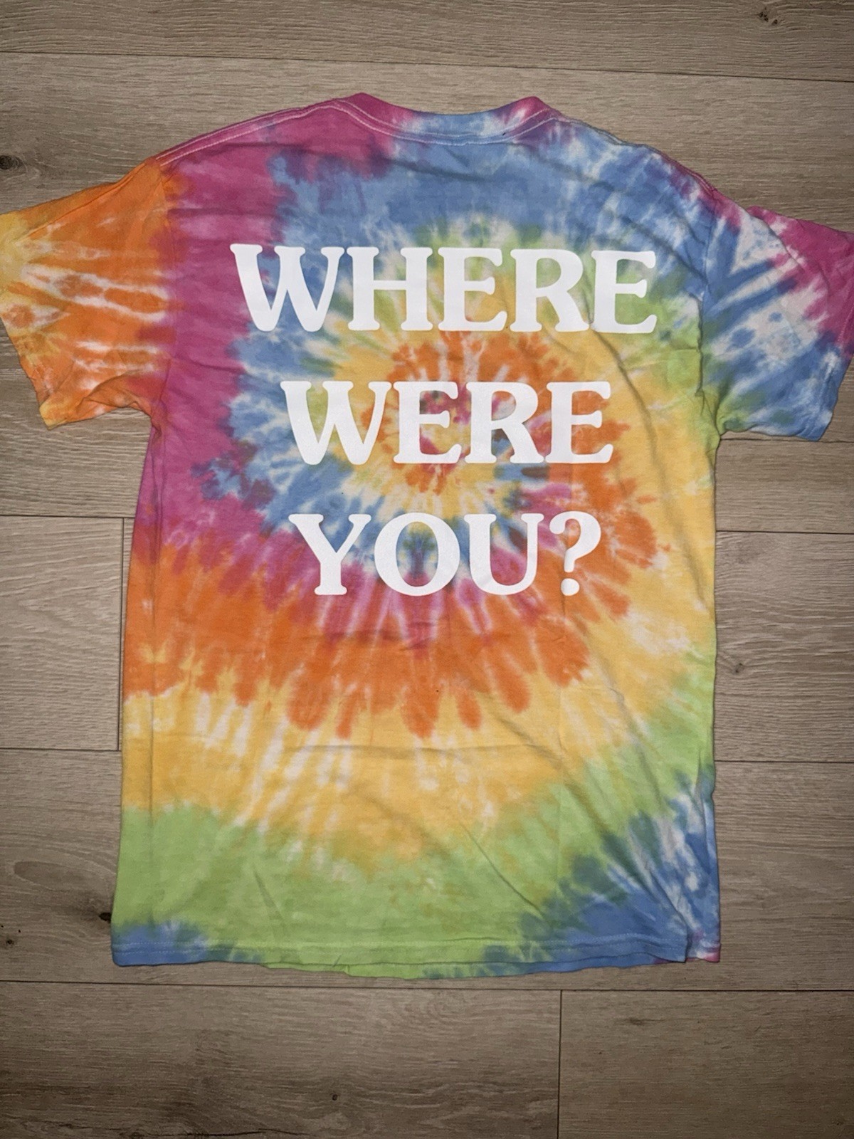 Travis Scott Astroworld Where Were You Tie Dye Shirt 2018 gallery
