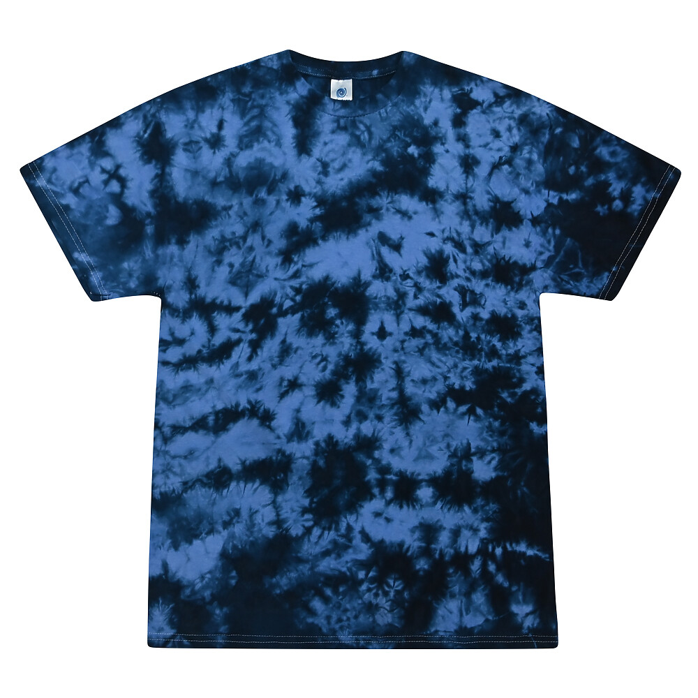 Tie Dye Crystal Navy & Columbia T-Shirts S M L XL 2XL 3XL Cotton Colortone gallery