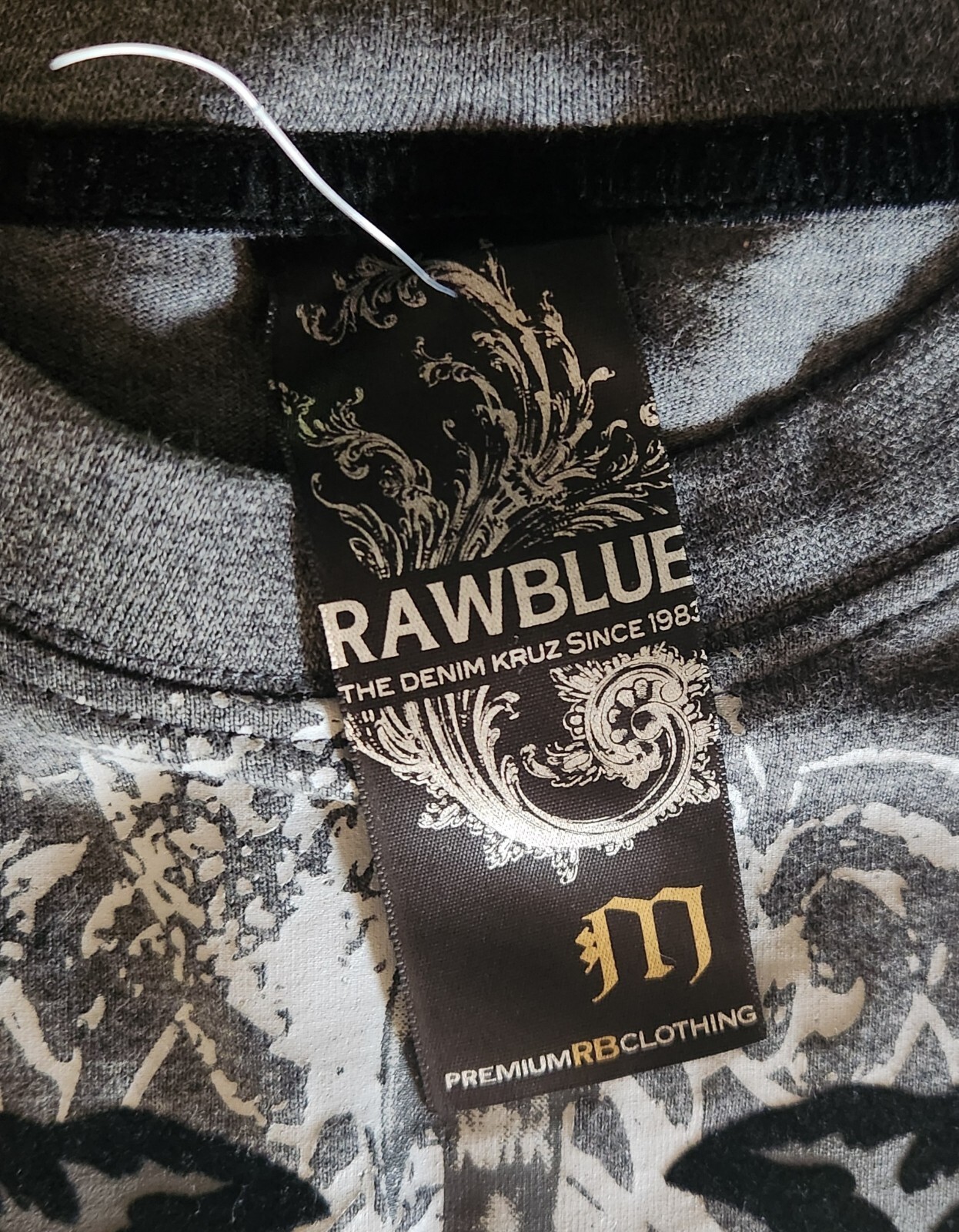 RawBlue Atrocious Drifter Doublesided Textured T-Shirt Size M New Without Tags gallery