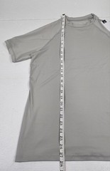 Men’s Short Sleeve Shirt Medium Mesh Light Gray UPF50+ Quick Dry Goodfellow