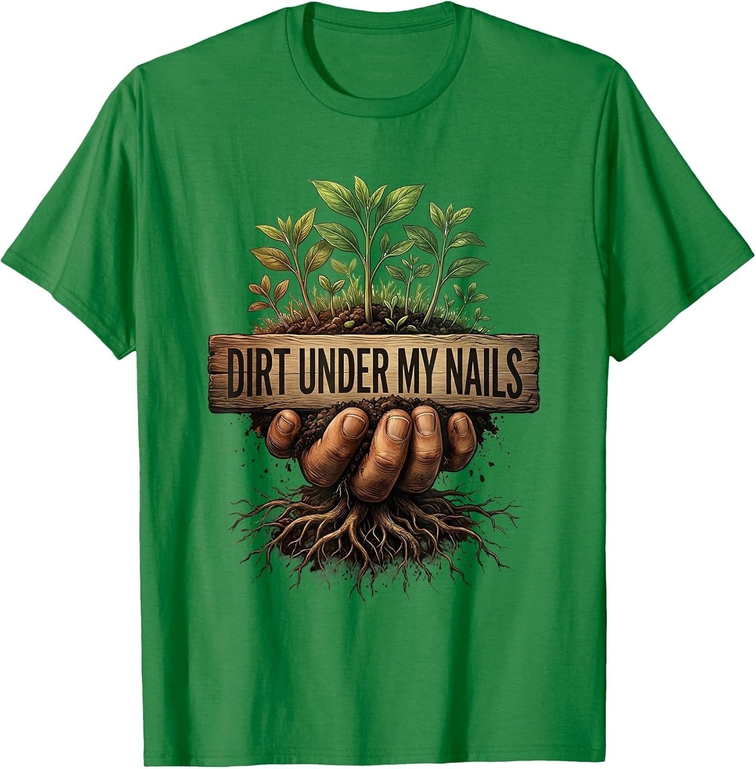Dirt Under My Nails Gardening Design Unisex T-Shirt gallery