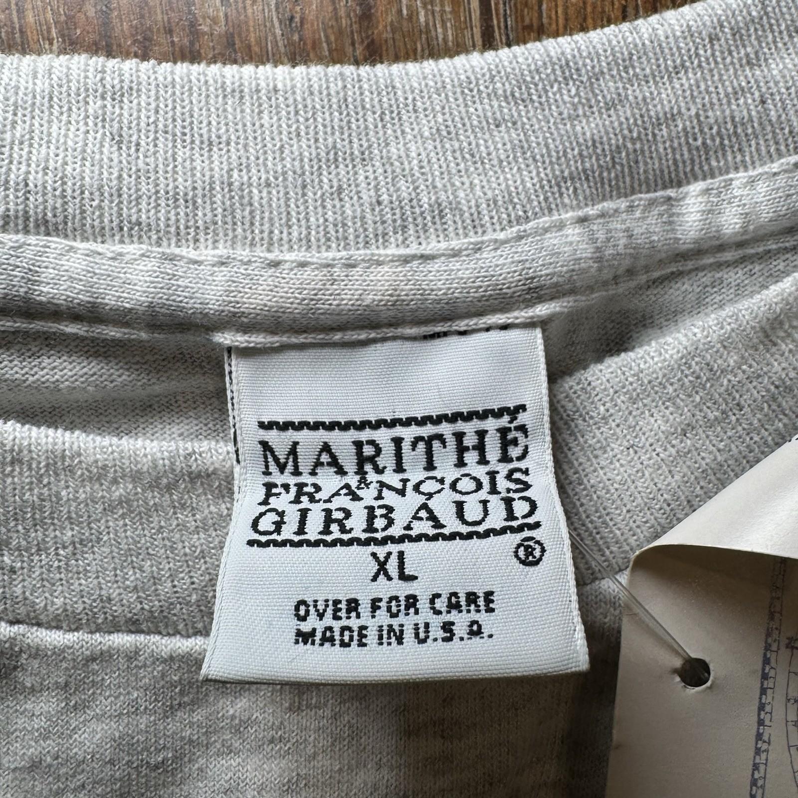 MARITHE FRANCOIS GIRBAUD Vintage Tee Made in U.S.A Size XL gallery