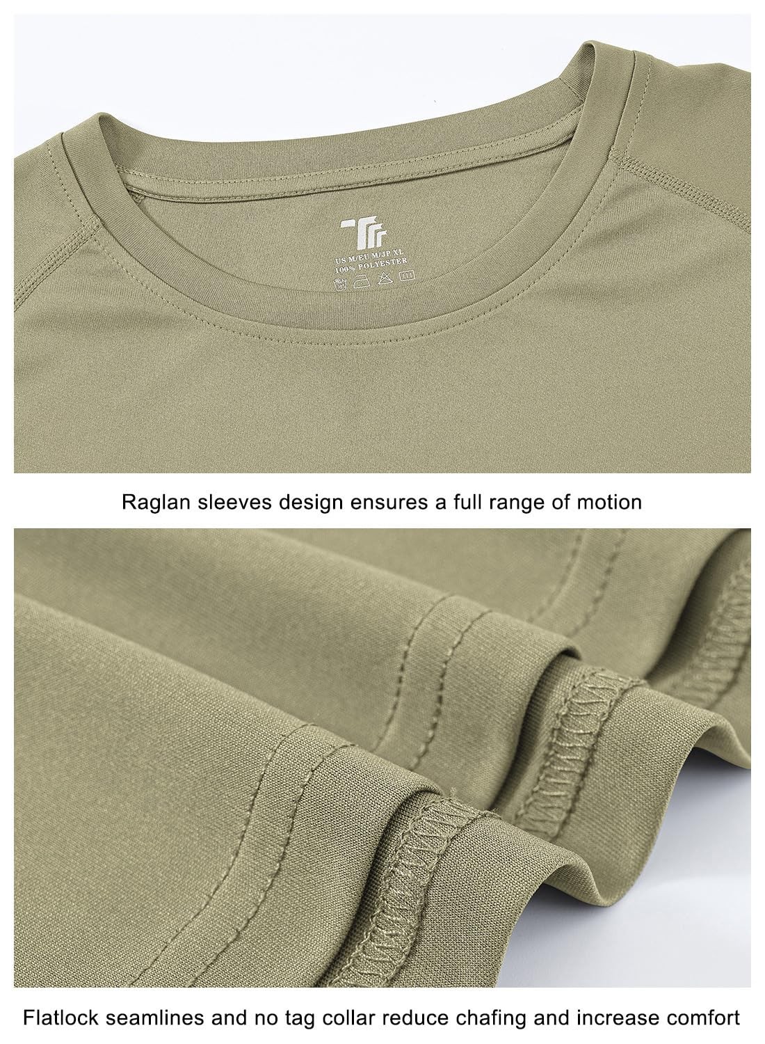 Mens Sun Protection Hiking Shirts Long Sleeve Water UPF 50+ SPF UV Shirts Lig... gallery
