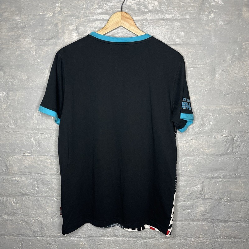 Astro Boy Tezuka Mighty Atom Men's Graphic Print Button V-Neck T-Shirt XL gallery