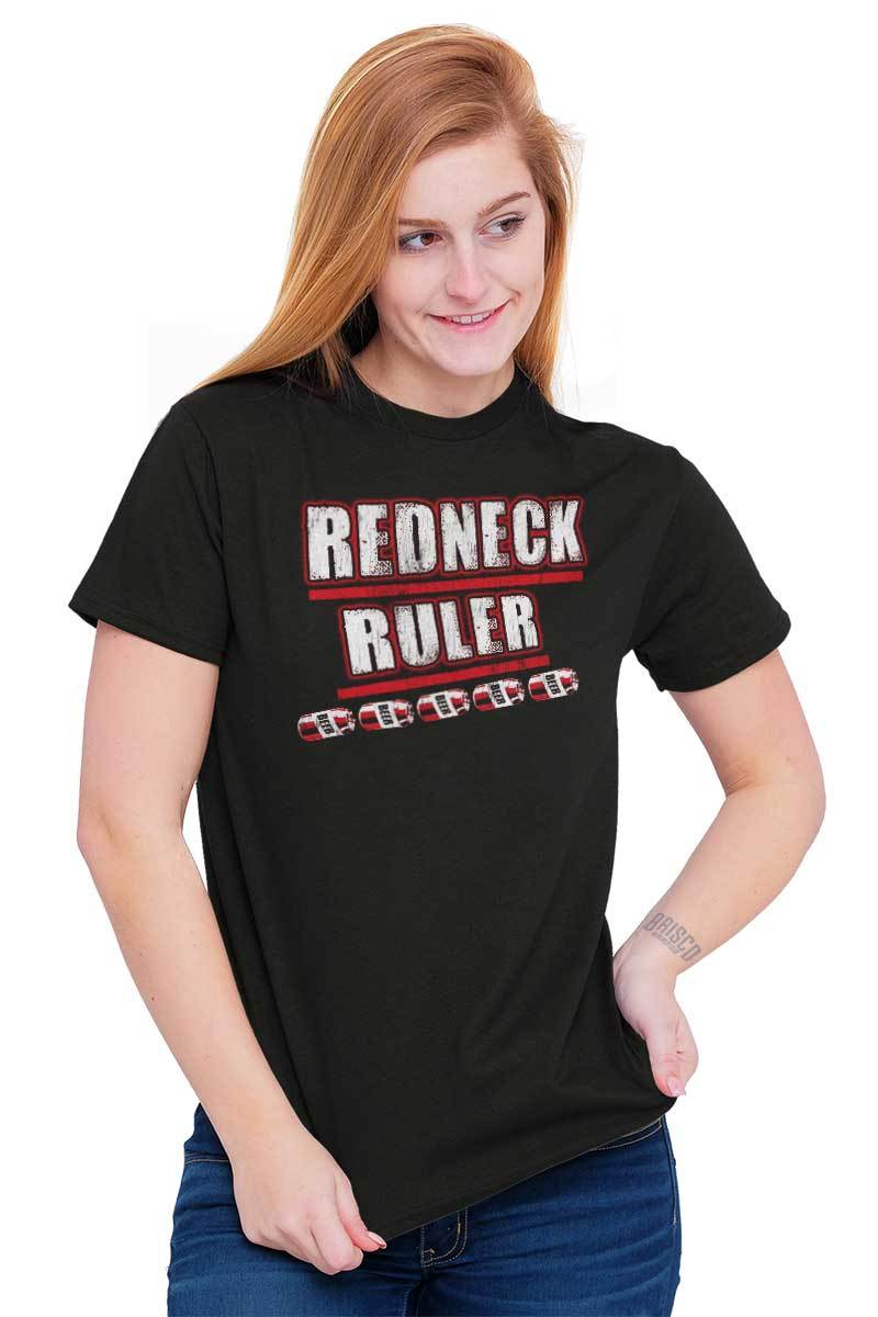 Redneck Funny Drinking Beer Drunk Joke Gift Womens Graphic T Shirts Tee T-Shirt gallery