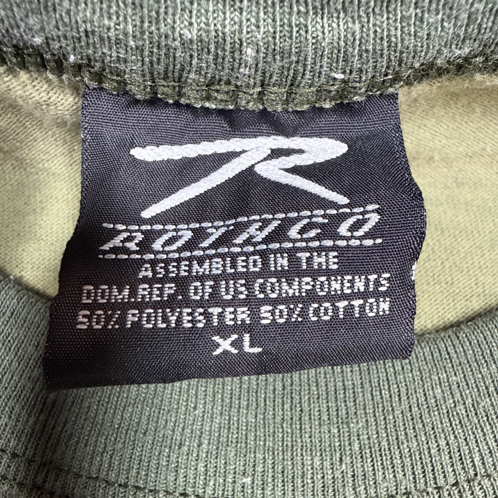 Rothco You Cant See Me Shirt Mens XL Green Camo Crewneck Y2K gallery