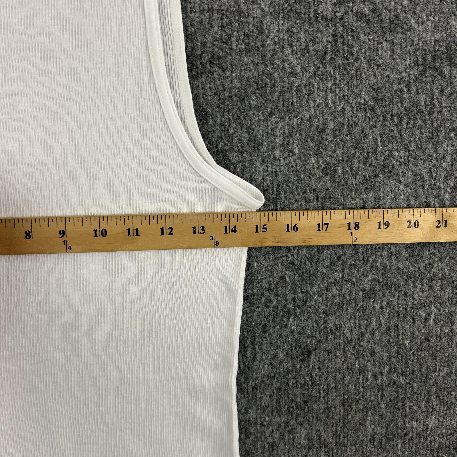 Stafford Tank Mens XL Dry+Cool Tagless Undershirt 4 Pack Ribbed White Basic gallery