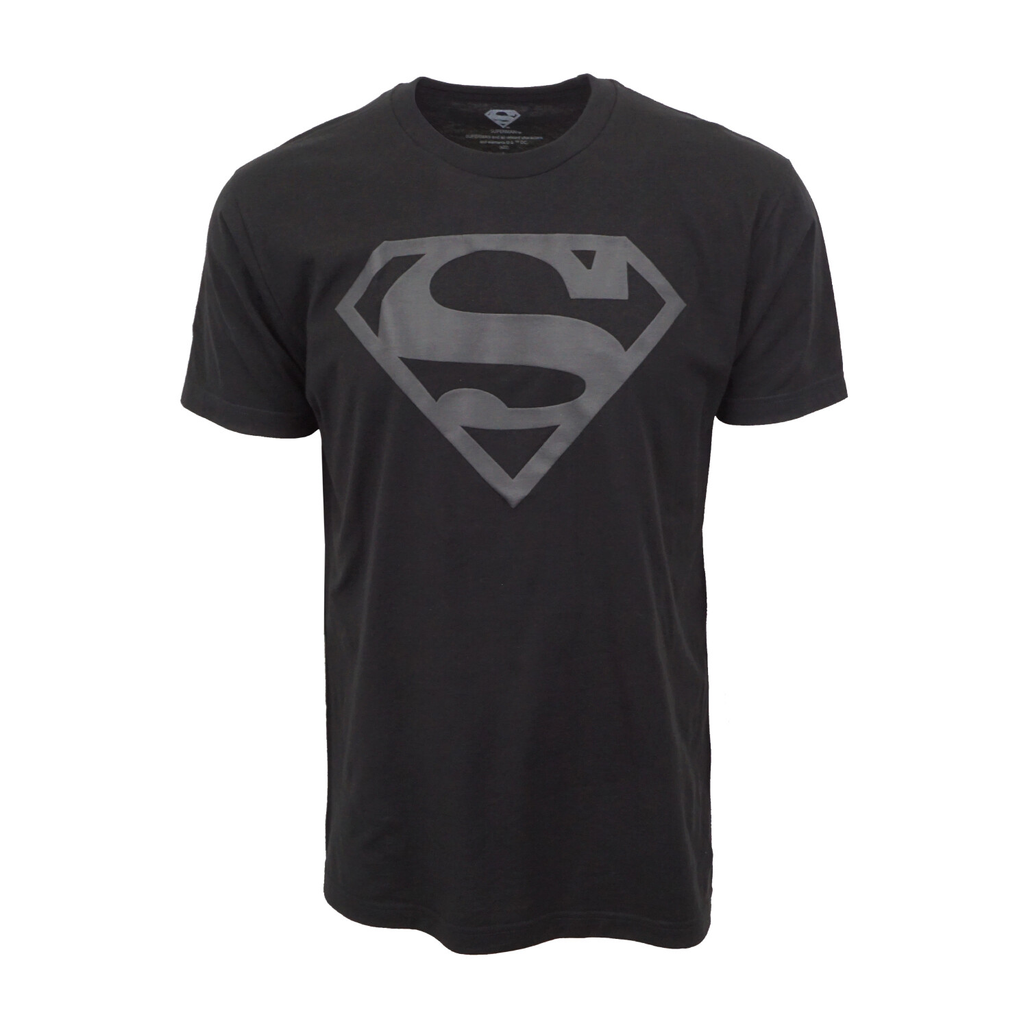 SUPERMAN ORIGINAL LOGO T SHIRT BLACK TEE OFFICIAL ITEM 4XL – 5XL