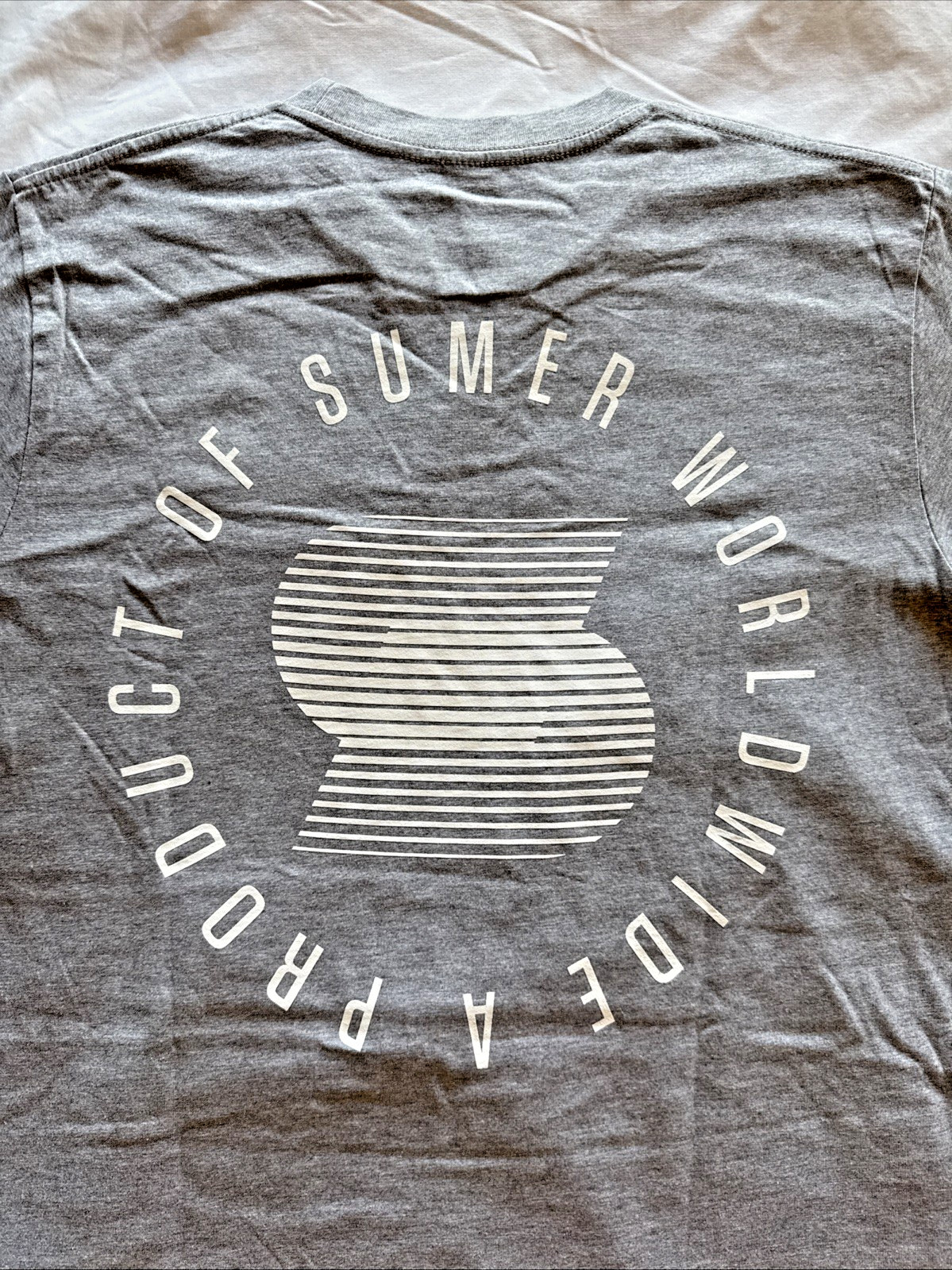 A Product Of Sumer Worldwide Tee Shirt Gray Men’s Choose Size S / M / L / XL gallery