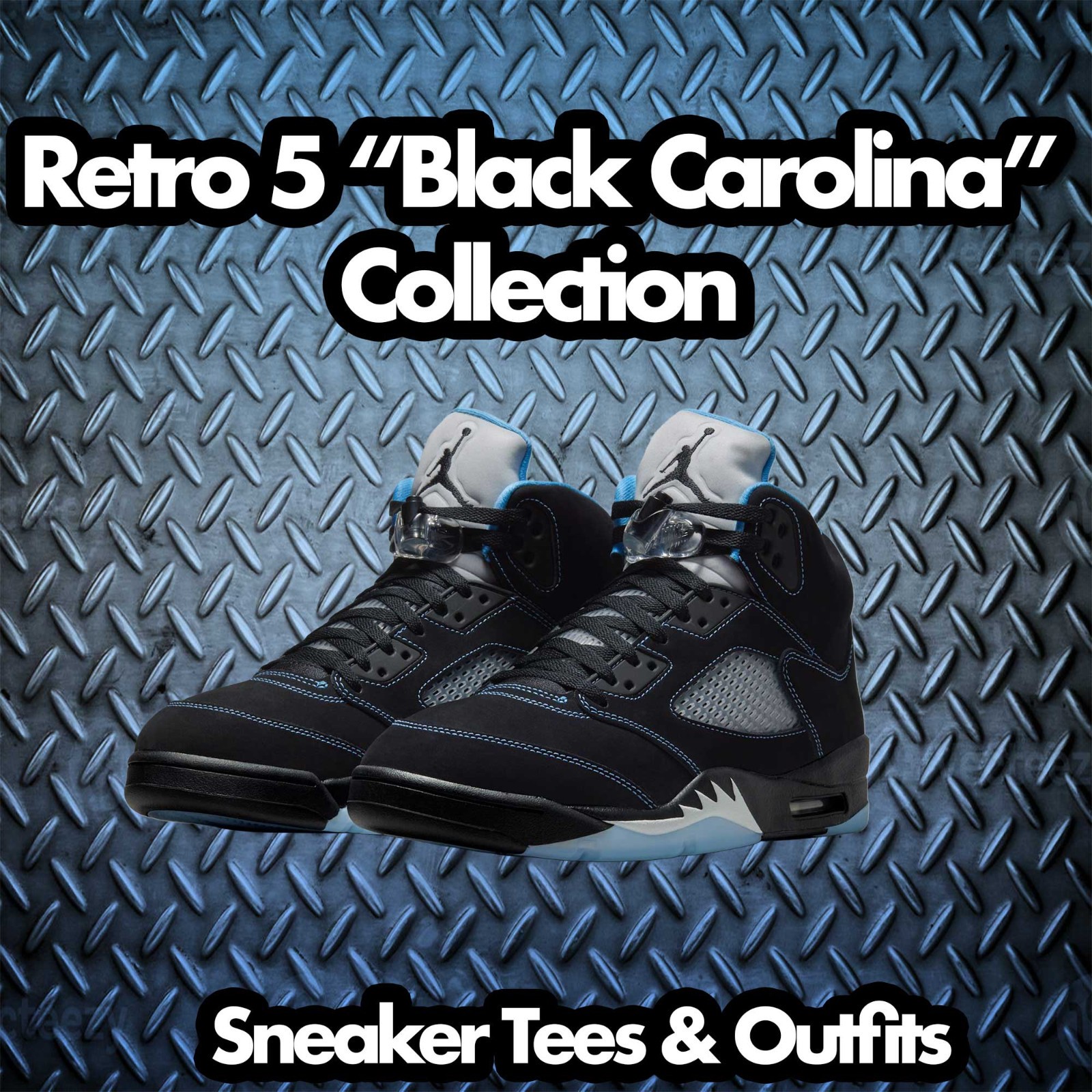 T-Shirt To Match Jordan 5 Black Carolina Shoes - Flight Crest Tee gallery