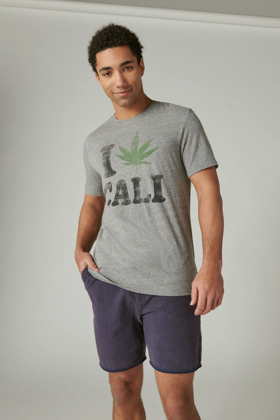 Lucky Brand I Weed Cali Short Sleeve T Shirt - Mens Size Large gallery