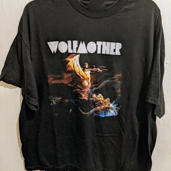 Wolfmother Band Black Color Cotton Shirt All Size Gift Funny BT699 gallery