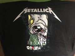 Metallica TShirt – Size XL – 2 Sided: Damage Inc / Historia – Pushead READ INFO