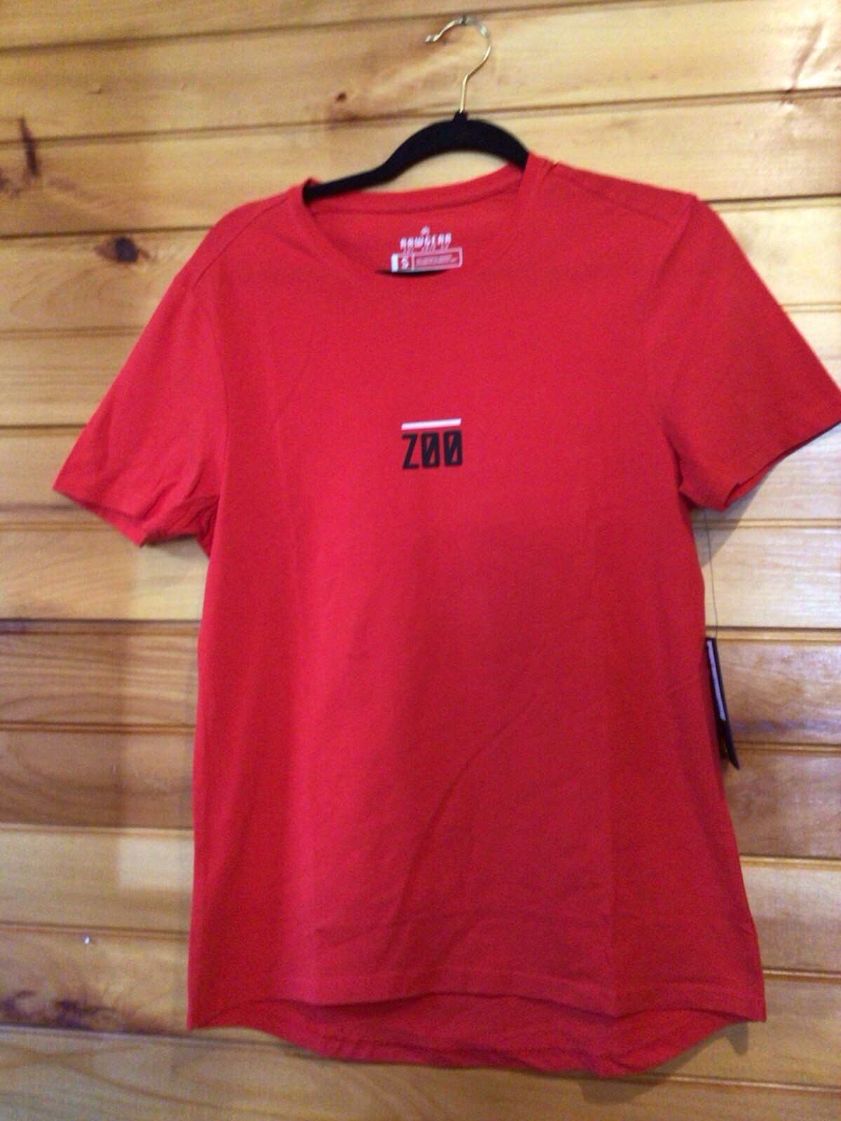 Raw Gear T-shirt Zoo Culture Men’s Short Sleeve RED S Black ZOO Graphic NWT