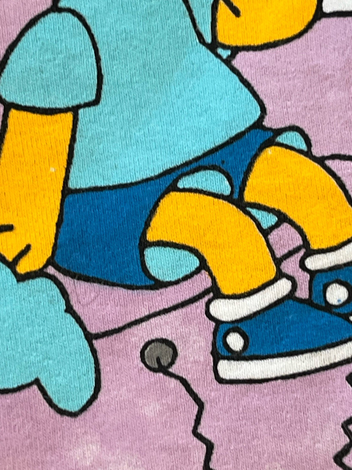Vtg 1989 The Simpsons Family Bonding Single Stitch Shirt Sz L Adult Cotton USA gallery