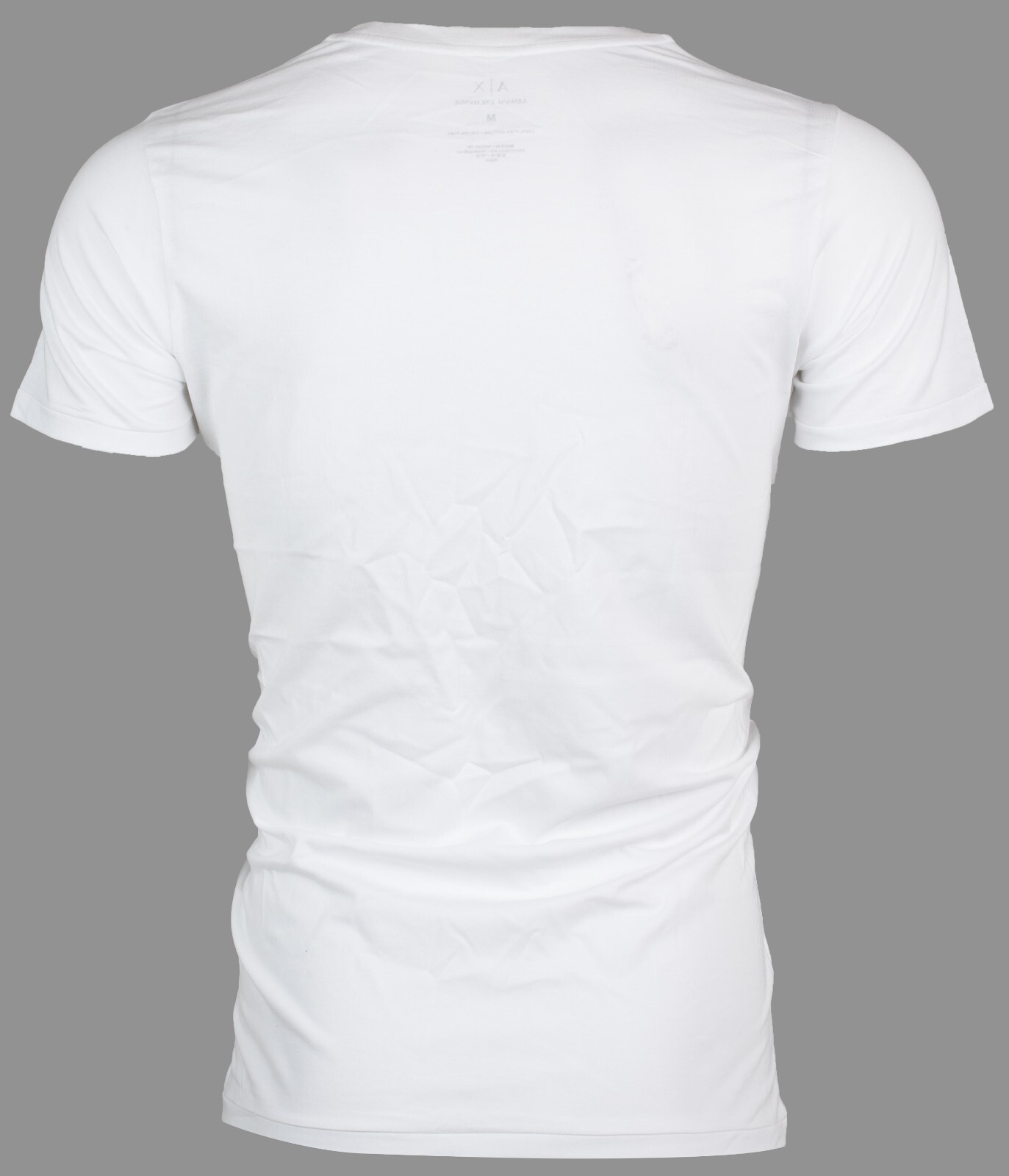 ARMANI EXCHANGE White RIGHT SIDE UP Short Sleeve Slim Fit Designer T-shirt NEW gallery