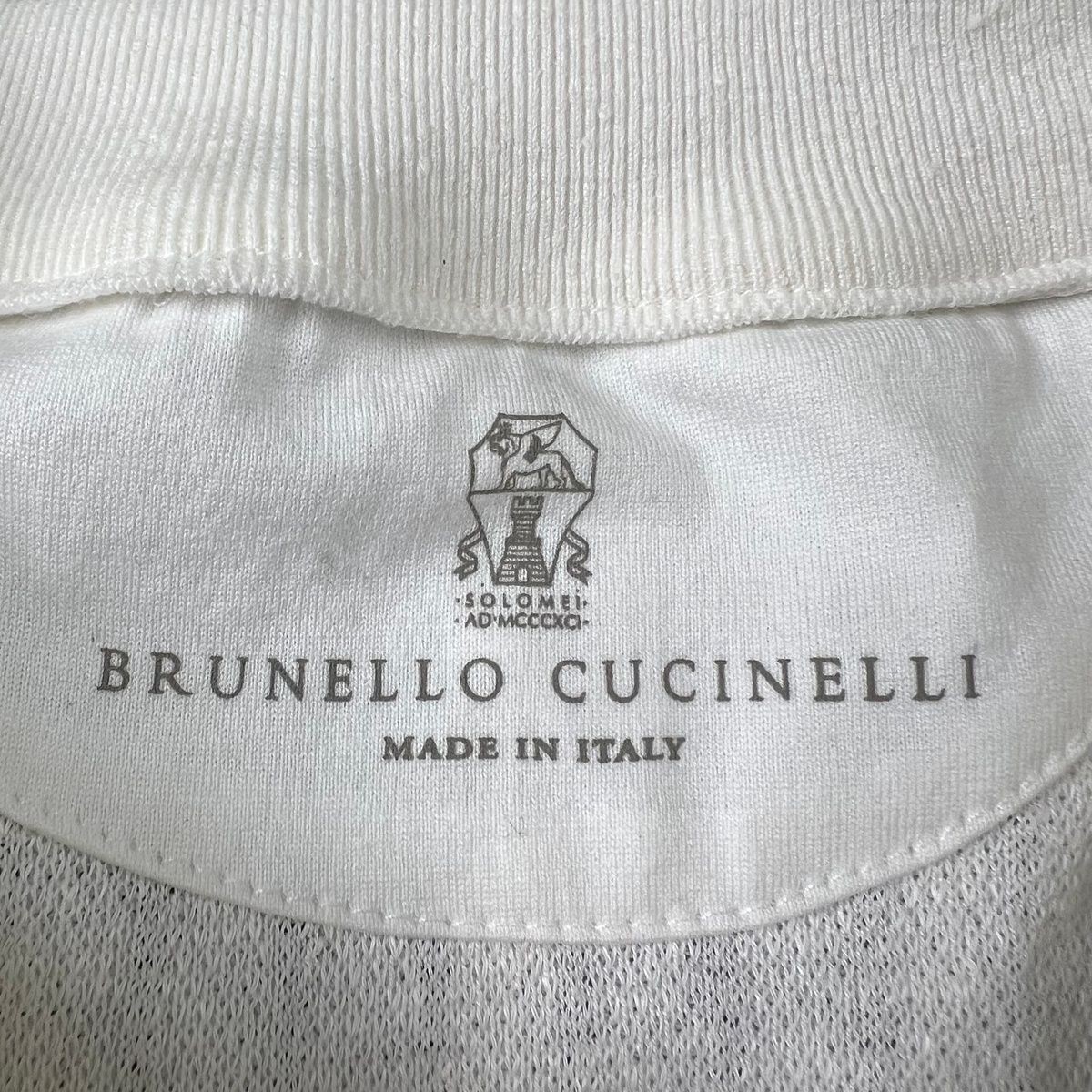 BRUNELLO CUCINELLI Ribbed Crew Neck Jersey T-shirt Men's Size M gallery
