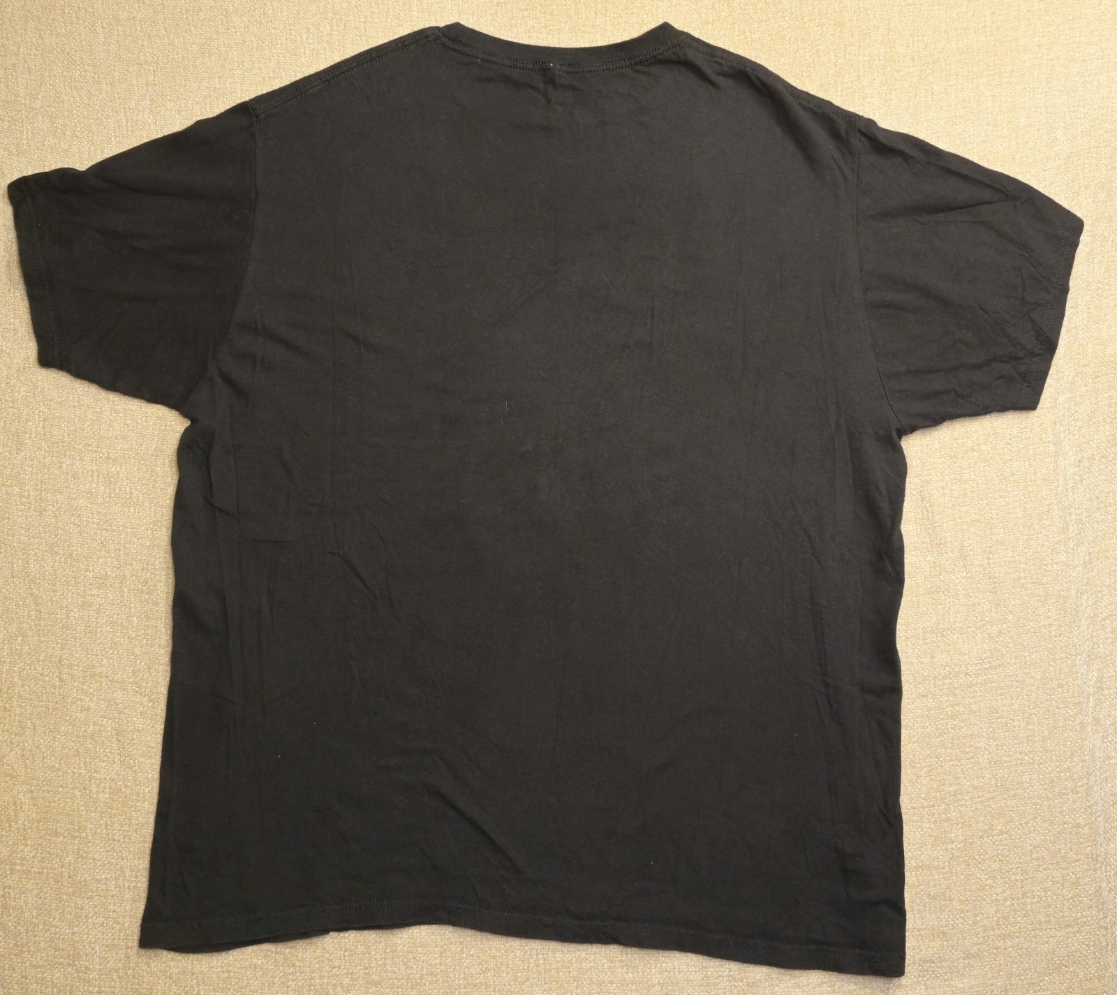 2022 Nirvana Smiley Reprint Shirt Black Graphi Print Crewneck Tee Mens XL gallery