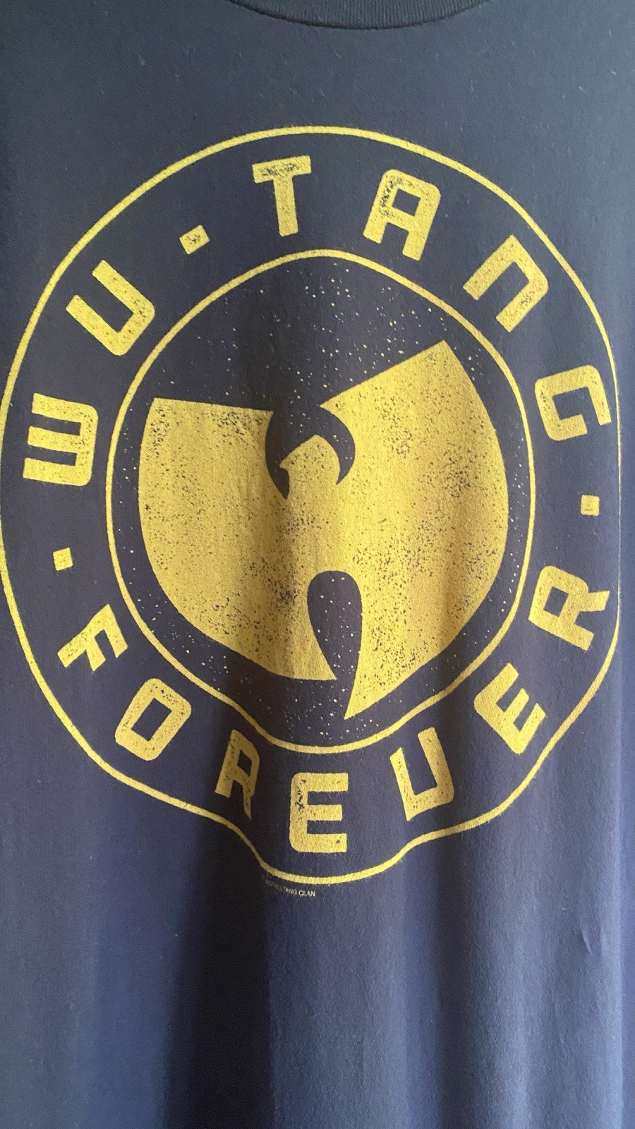 Wu-Tang Forever T-Shirt Adult XL Black W Yellow Logo Rap Music Concert Cotton gallery