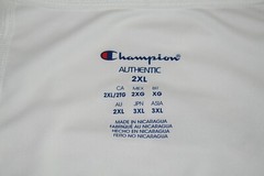 Champion Race Day Running Workout Singlet Mens Activewear White Tank Top ~2XL