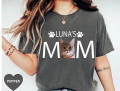 Cat Dad Custom Pet Lover Gildan Tee