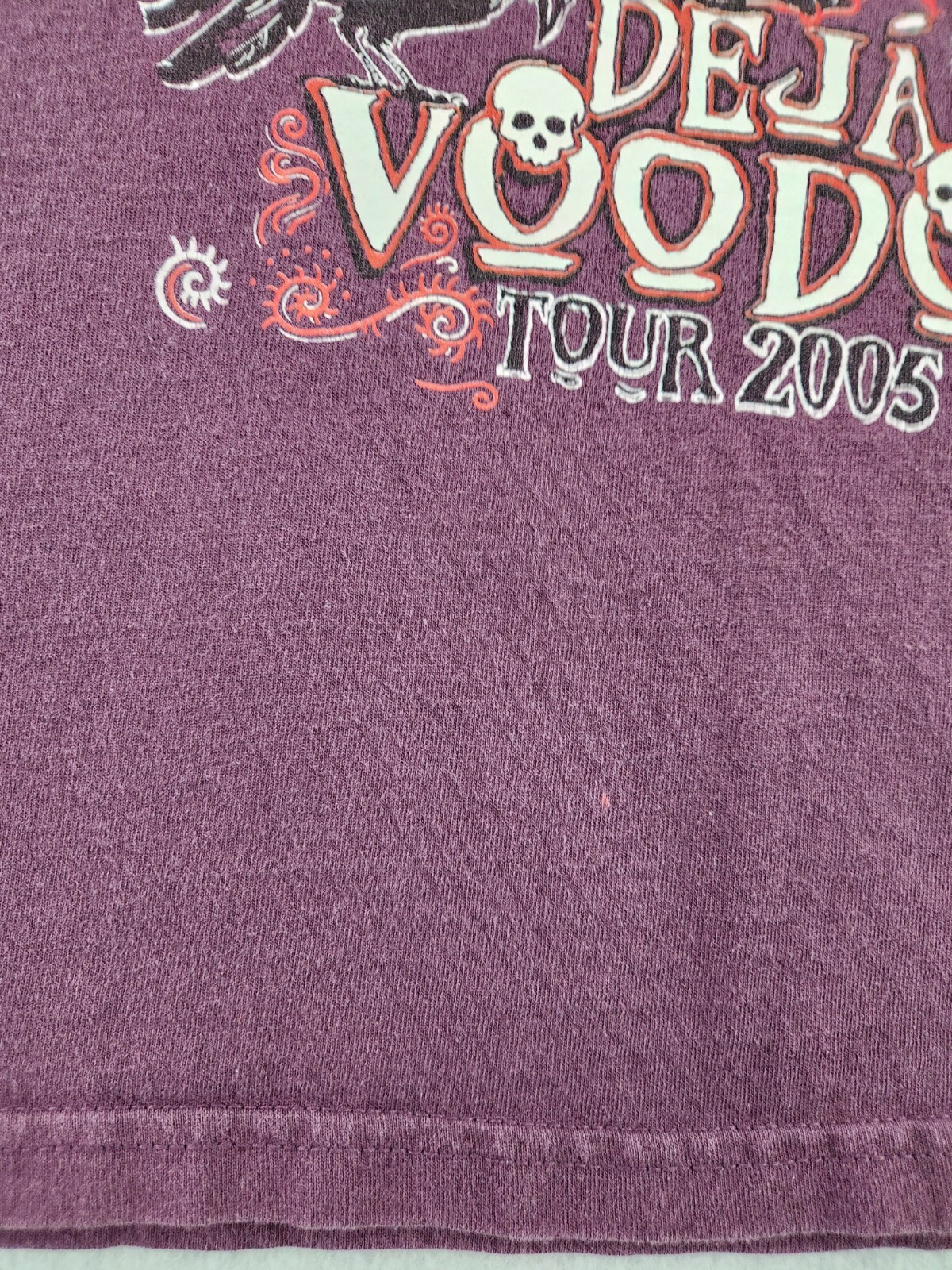 Vintage Gov't Mule Tour 2005 Concert T-shirt Purple Deja Voodoo Size Medium gallery
