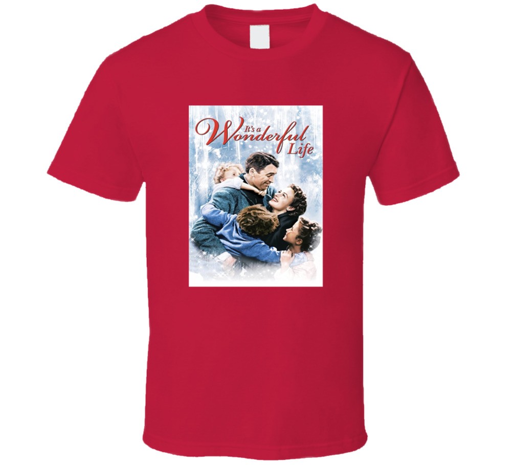 It's A Wonderful Life Movie Tee Classic Holiday Film T Shirt gallery