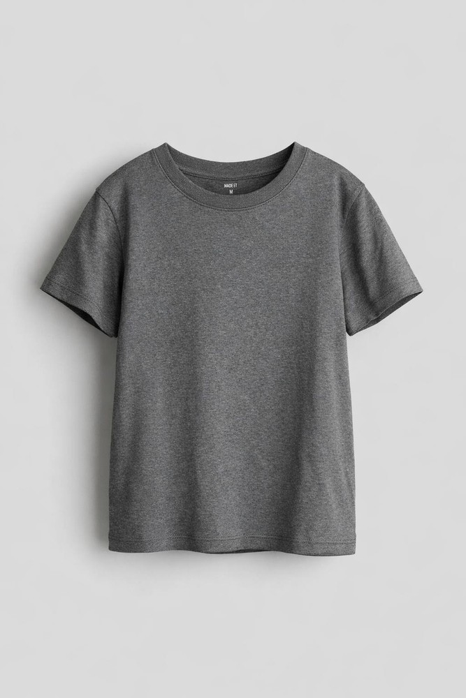 Mode of One Men’s Regular‑Fit T‑Shirt Alloy Heather Cotton Gray M NWT