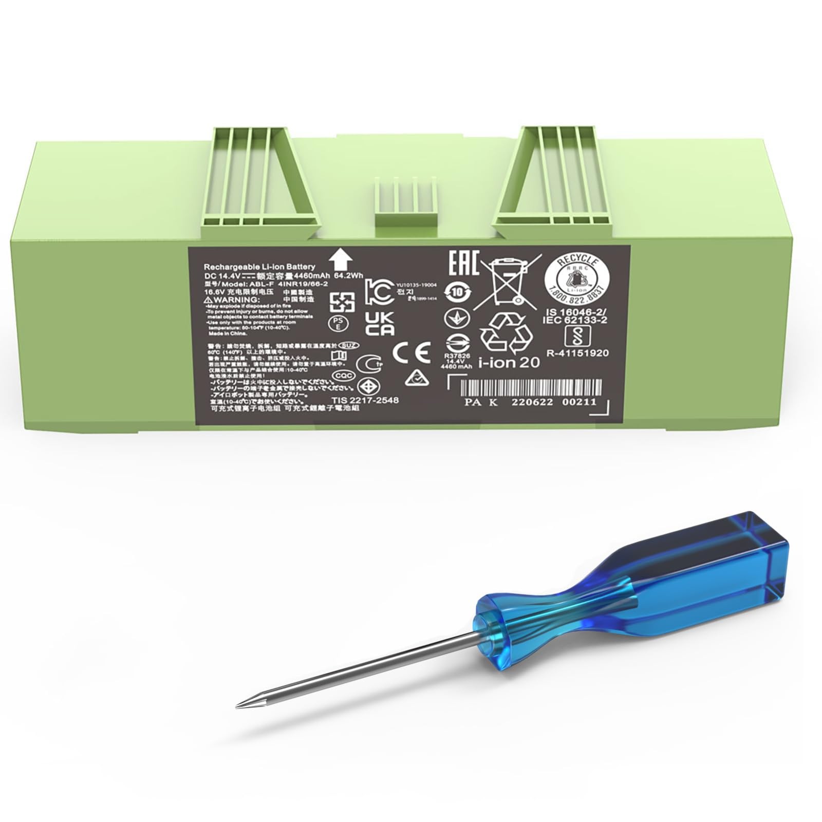ABL-F Battery for Roomba j7 j7+, Compatible with iRobot j9 j8 j6 j6+ j5 j5+ i…