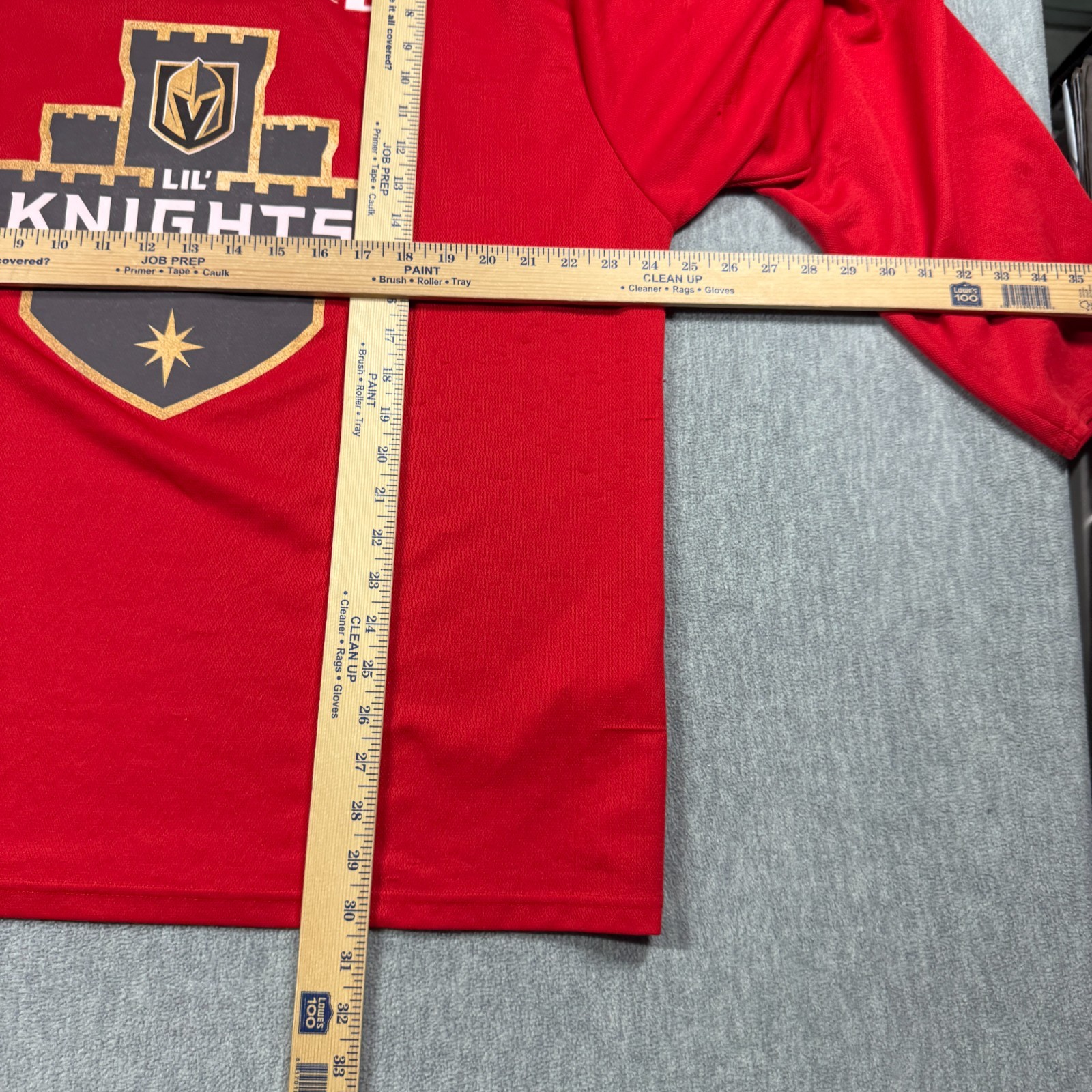 CCM Jerseys Men L Red Lil Knights Cross Ice Program Vegas Golden Knights Hockey gallery