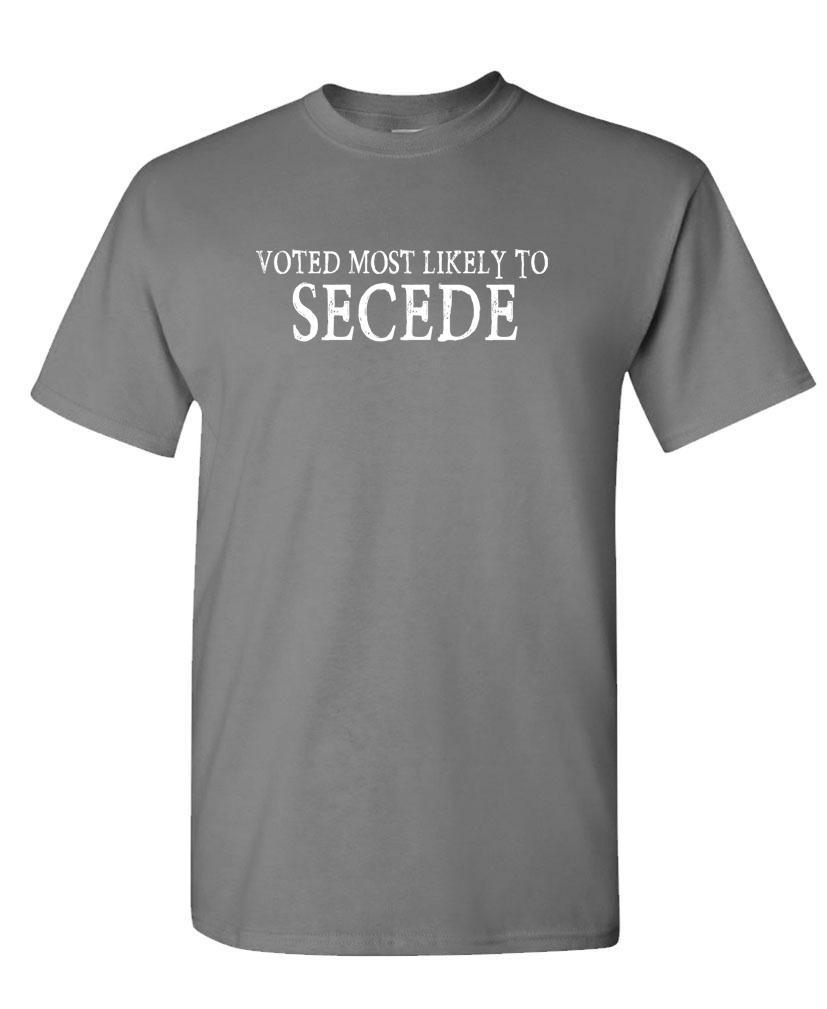 Voted Most Likely To Secede - Second Amendment - Unisex Cotton T-Shirt Tee Shirt gallery