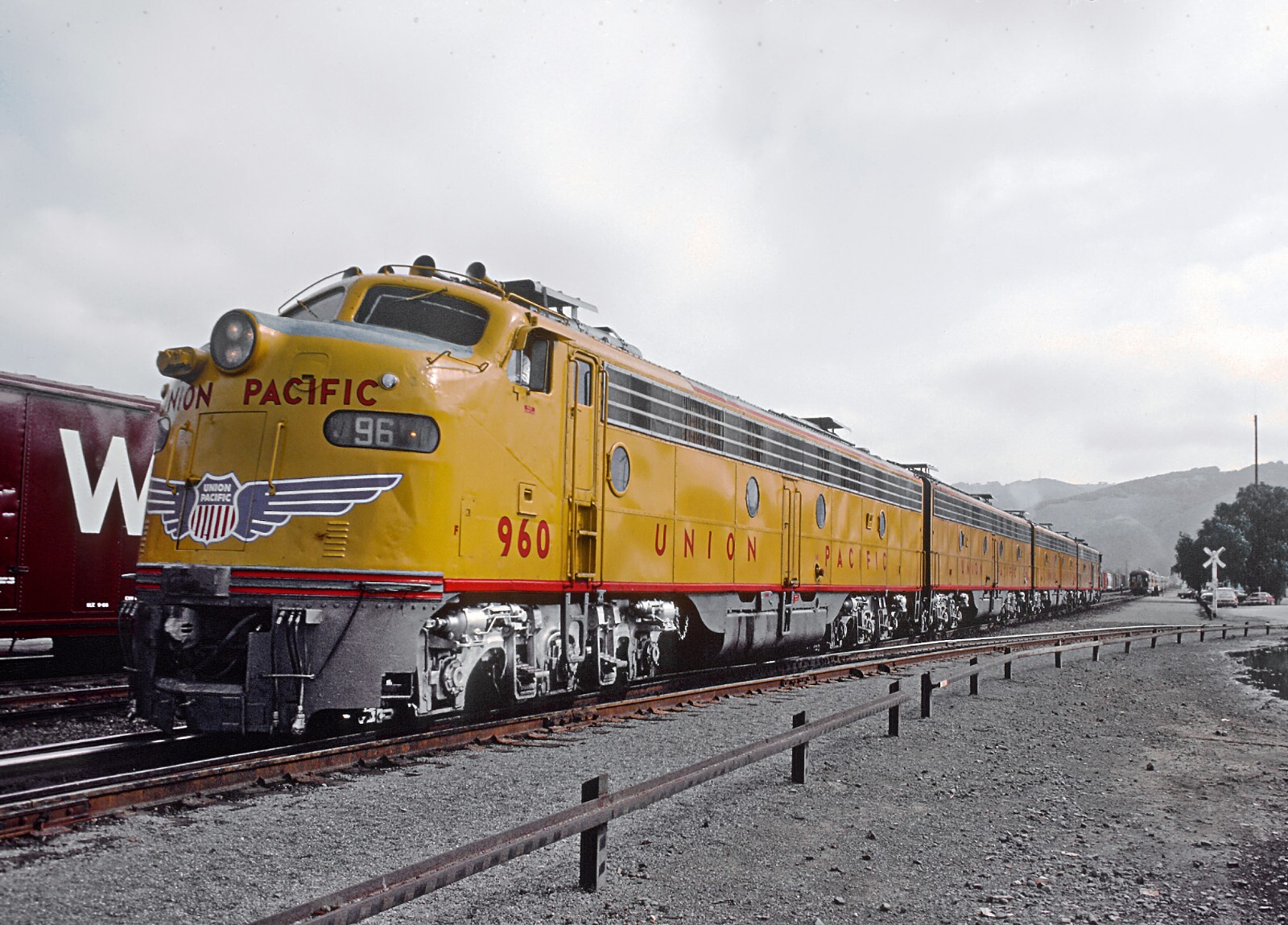 Union Pacific EMD E9 No. 960 4 x 6 Photo with Director’s Special March, 1980.