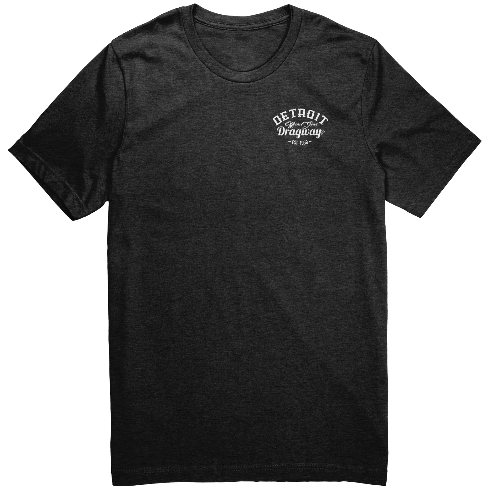 Detroit Dragway® Legends RAMCHARGER Tee #2-Shirt Image on BACK gallery