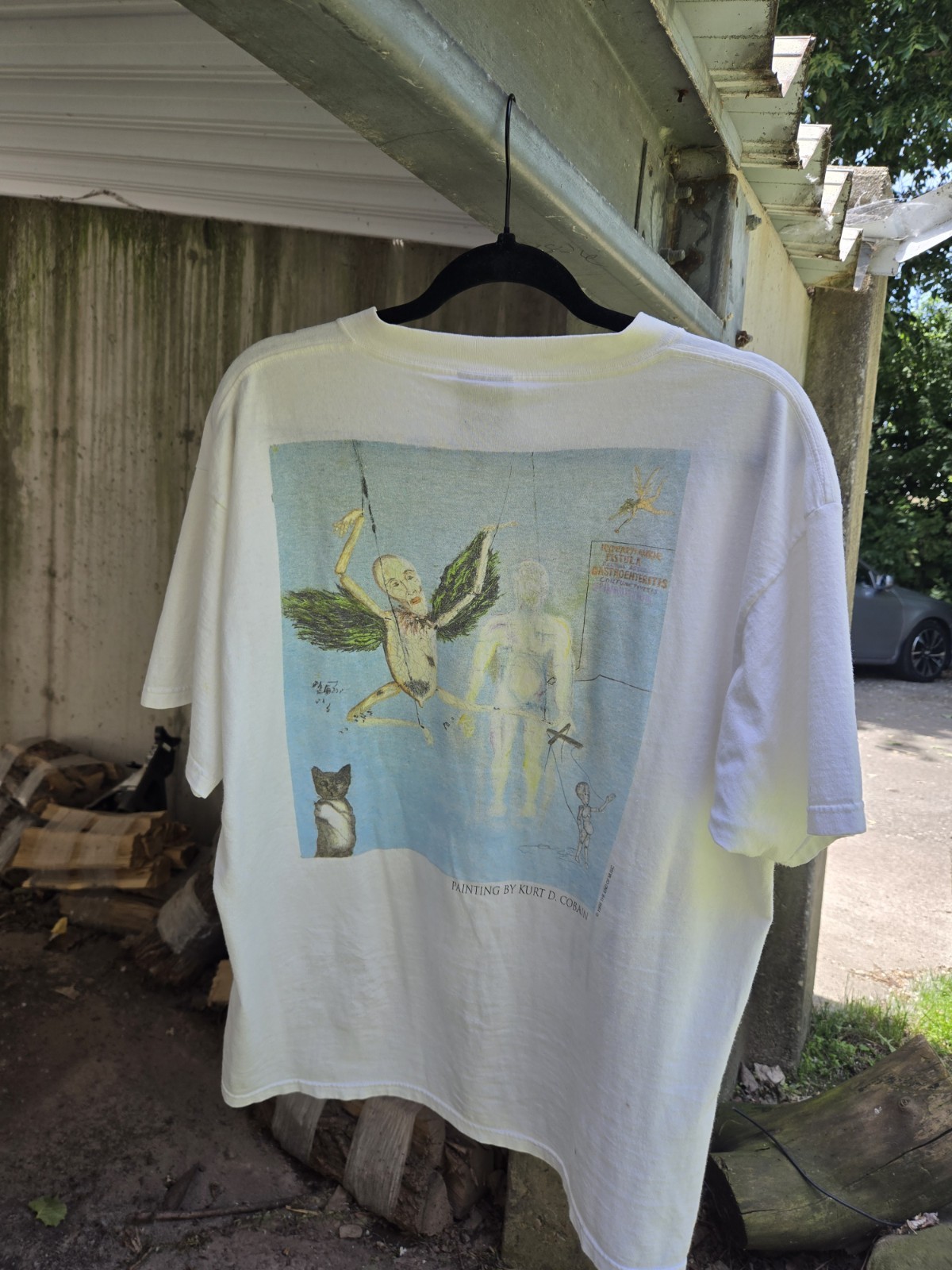 Kurt Cobain Nirvana Memorial Shirt Giant XL Vintage 90s gallery