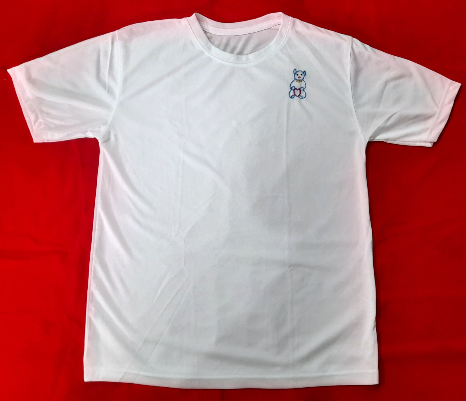 Hand Embroidered T-Shirt with Floral Vase Design - Unisex, Casual Wear Free Ship gallery