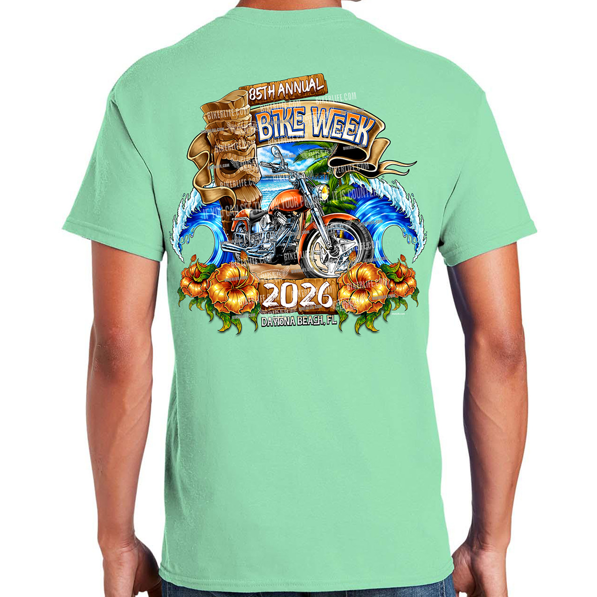 T-Shirt 2026 Bike Week Daytona Beach Tiki Beach No Harley gallery
