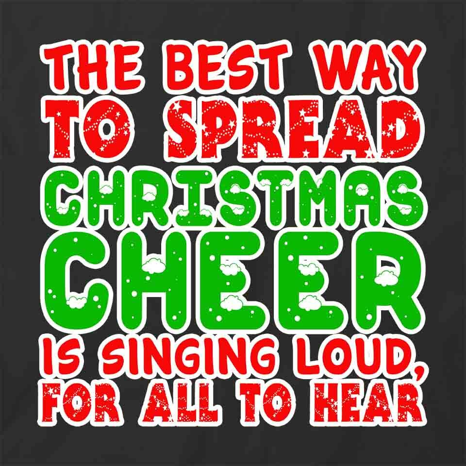 CHRISTMAS CHEER TShirt Tee Short-Sleeved Cotton HOLIDAY CLOTHING S1BSA436 gallery