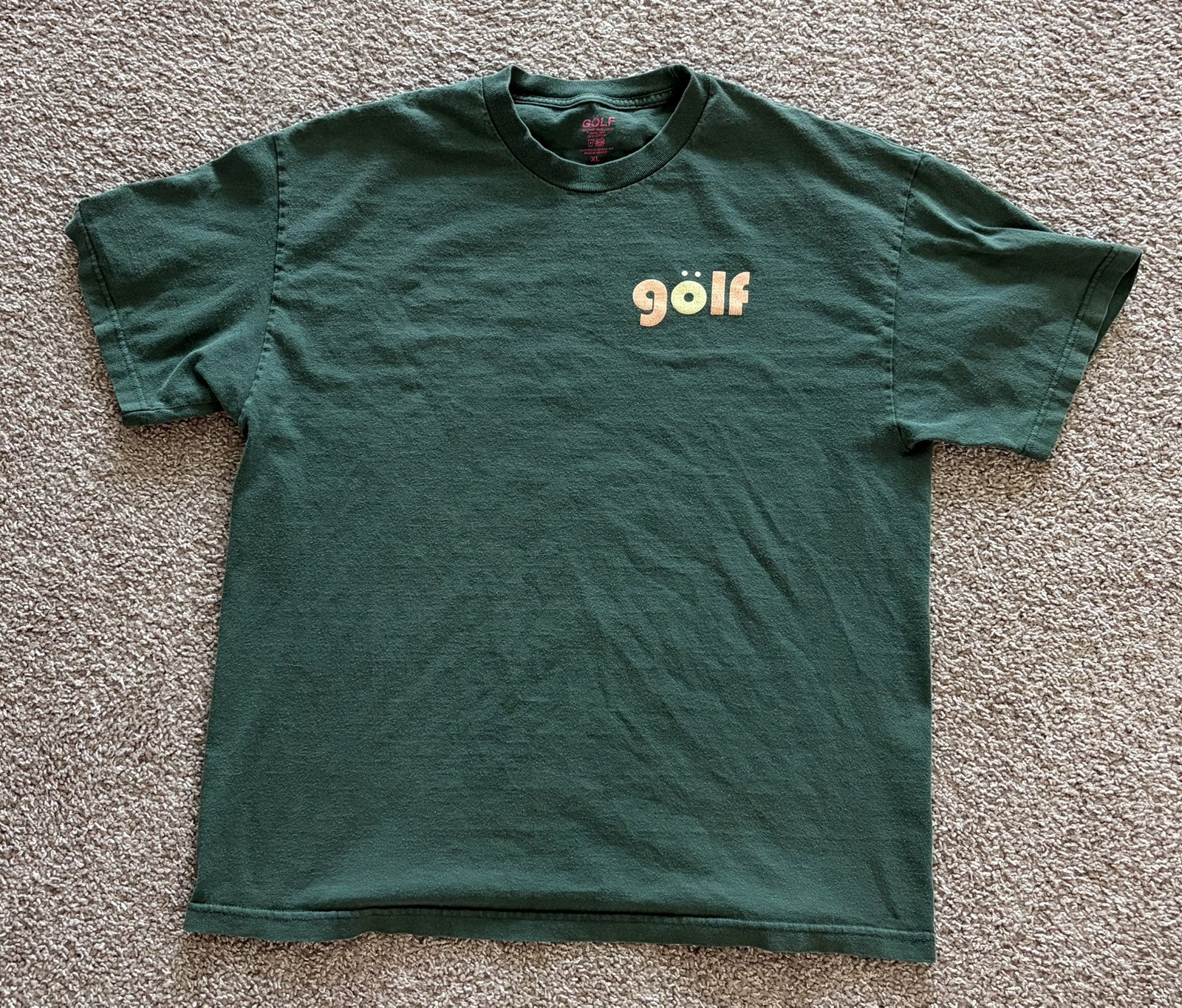 Golf Wang Tyler The Creator T-Shirt Mens XL Green Streetwear Logo Tee gallery