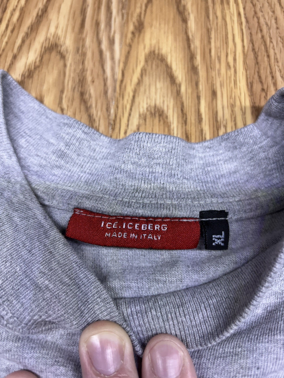 Vtg 90s Iceberg History Peanuts Snoopy Grey long sleeve sz. XL Hiphop gallery
