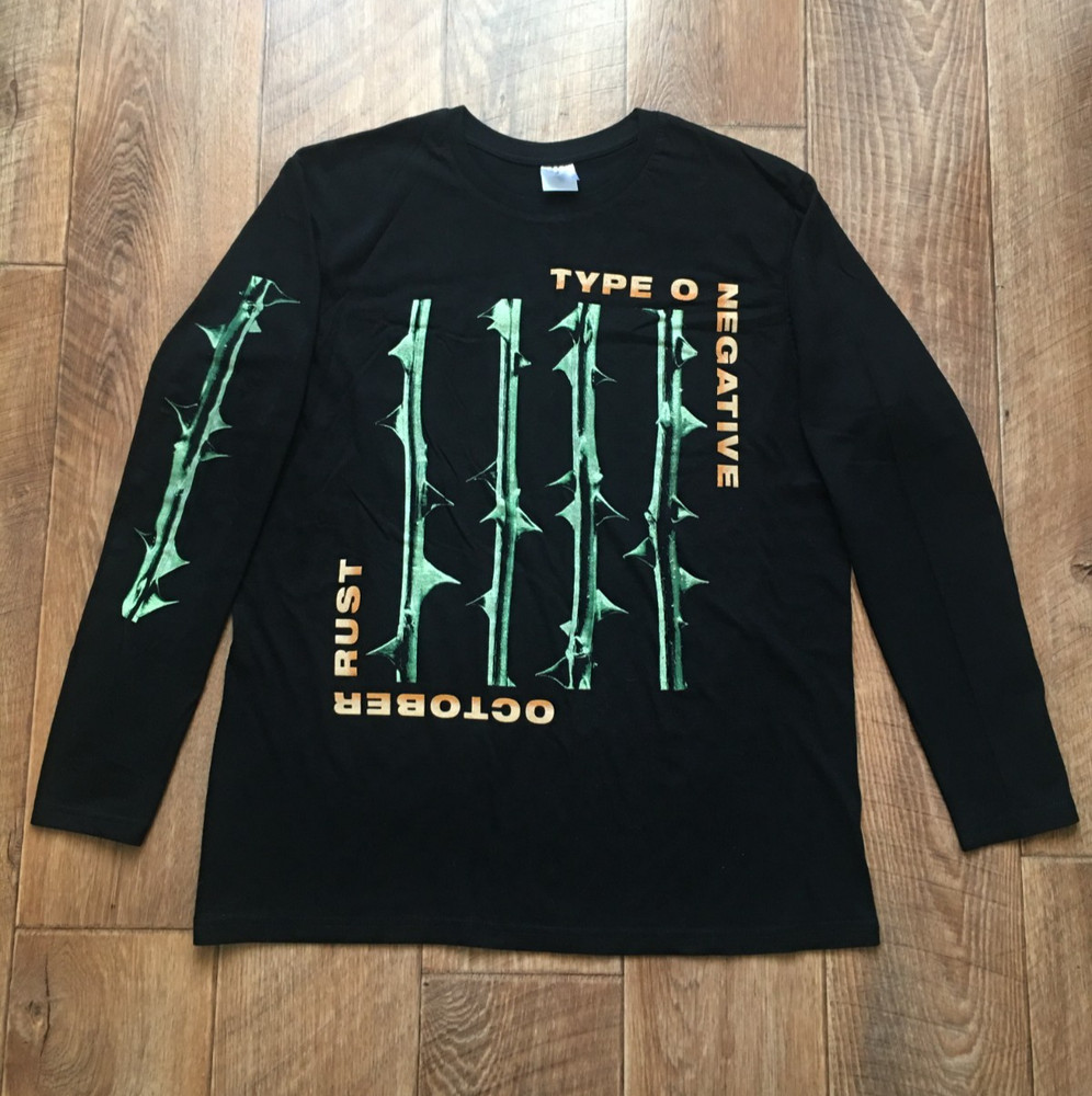 Type O Negative October Rust Double-Sided Long Sleeve T-Shirt Mens Size XL