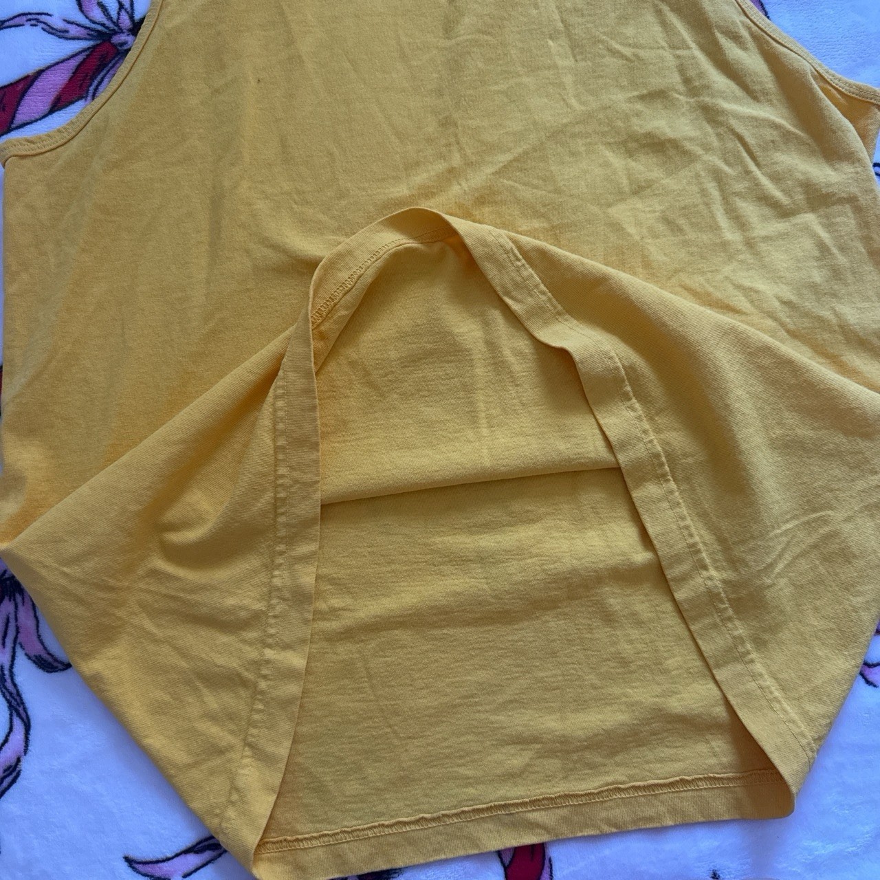 Men’s Los Angeles apparel yellow muscle tank top M gallery