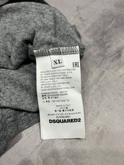 Dsqured2 Glamhead melange cotton stained Tee Size XL